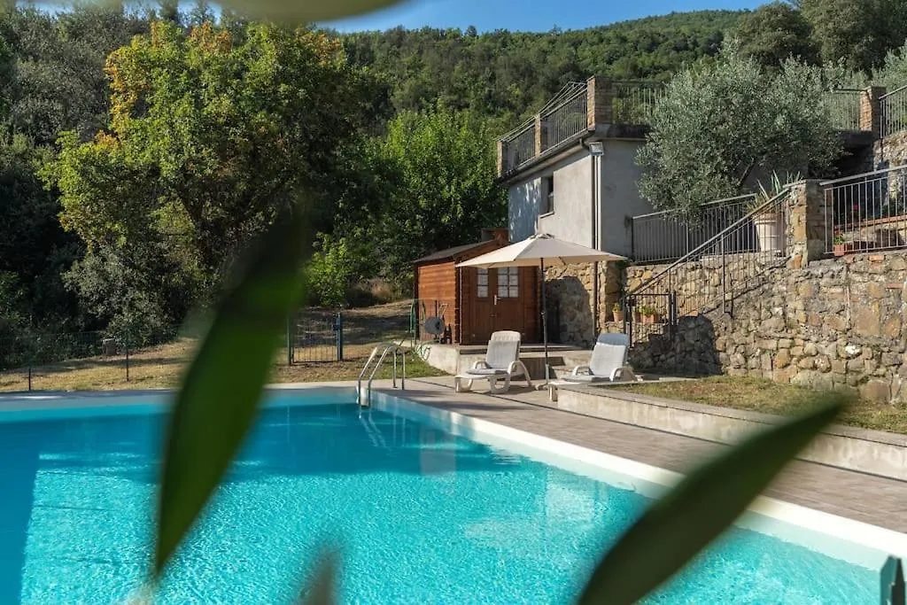 La Bandita - Antica Casa Di Campagna Toscana Con Piscina, Wifi E Splendida Vista Villa Loro Ciuffenna
