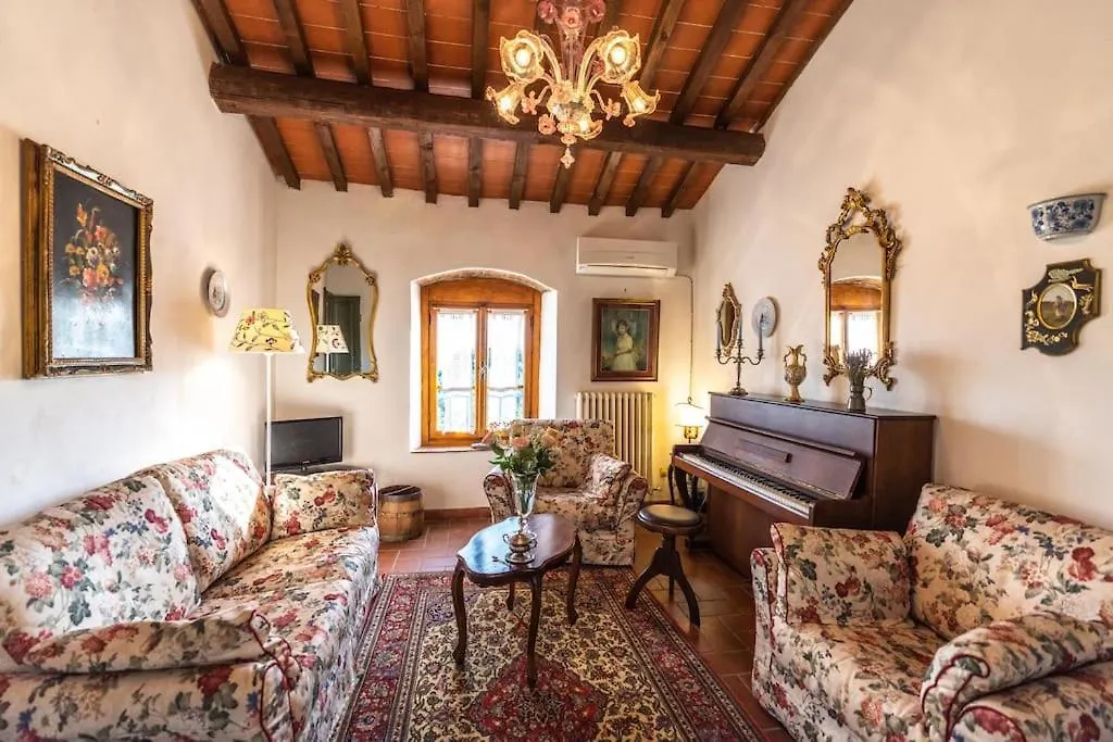 La Bandita - Antica Casa Di Campagna Toscana Con Piscina, Wifi E Splendida Vista Villa Loro Ciuffenna 0*,